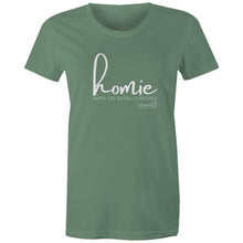 Load image into Gallery viewer, Homie with an extra chromie by SRP -  AS Colour - Women&#39;s Maple Tee