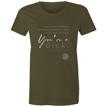 Load image into Gallery viewer, The Brother Boys quote designed by Alexis Schnitger - AS Colour - Women&#39;s Maple Tee