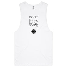 Load image into Gallery viewer, Don't be sorry by Alexis Schnitger Design - AS Colour Barnard - Mens Tank Top Tee