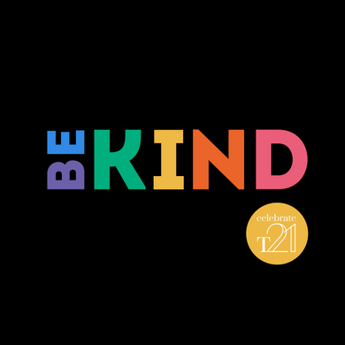 Be Kind KIDS & YOUTH  on Black Shirt HARMONY DAY WDSD