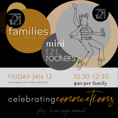 T21 Families Catch-Up FRIDAY 12th JANUARY