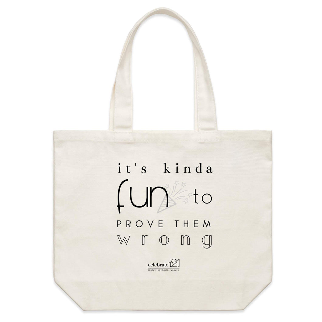 It’s Kinda Fun OCT21 -  AS Colour - Shoulder Canvas Tote Bag