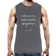 Load image into Gallery viewer, Educate Advocate Empower OCT21 -  AS Colour Barnard - Mens Tank Top Tee