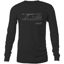 Load image into Gallery viewer, It’s Your Story…  BOOK RELEASE TEE 2021  Sportage Hawkins - Long Sleeve T-Shirt