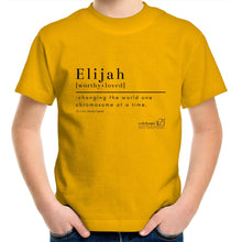 Load image into Gallery viewer, CUSTOM ORDER FOR Elijah - AS Colour Kids Youth Crew T-Shirt