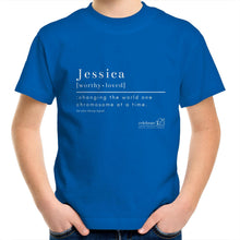 Load image into Gallery viewer, CUSTOM ORDER FOR Jessica - AS Colour Kids Youth Crew T-Shirt