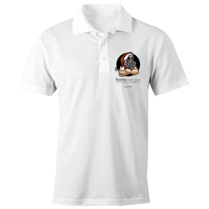 Christmas 'Santa Doesn't Count Chromosomes'  AS Colour Chad - S/S Polo Shirt