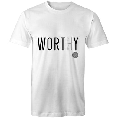 WORTHY Word Collection – Sportage Surf - Mens T-Shirt