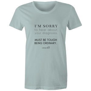 I'm Sorry - AS Colour - Women's Maple Tee