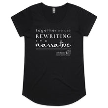 Load image into Gallery viewer, Rewriting The Narrative  BOOK RELEASE TEE 2021  AS Colour Mali - Womens Scoop Neck T-Shirt