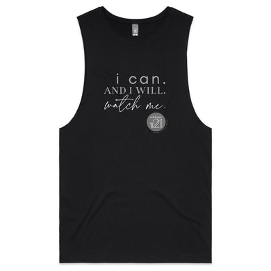 I Can and I will Watch Me - Alexis Schnitger Design - AS Colour Barnard - Mens Tank Top Tee