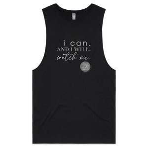 I Can and I will Watch Me - Alexis Schnitger Design - AS Colour Barnard - Mens Tank Top Tee