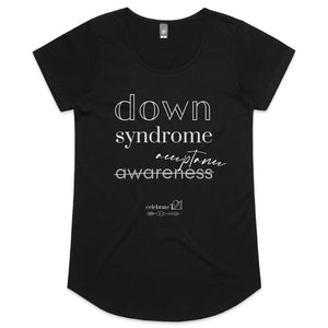 Down Syndrome Acceptance BOOK RELEASE TEE - AS Colour Mali - Womens Scoop Neck T-Shirt