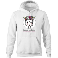 Load image into Gallery viewer, Frida I Am – Assorted Colours - AS Colour Stencil - Pocket Hoodie Sweatshirt