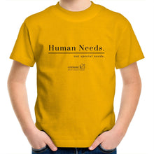 Load image into Gallery viewer, Human Needs - AS Colour Kids Youth Crew T-Shirt