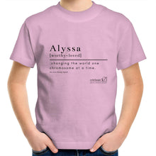 Load image into Gallery viewer, CUSTOM ORDER FOR Alyssa - AS Colour Kids Youth Crew T-Shirt