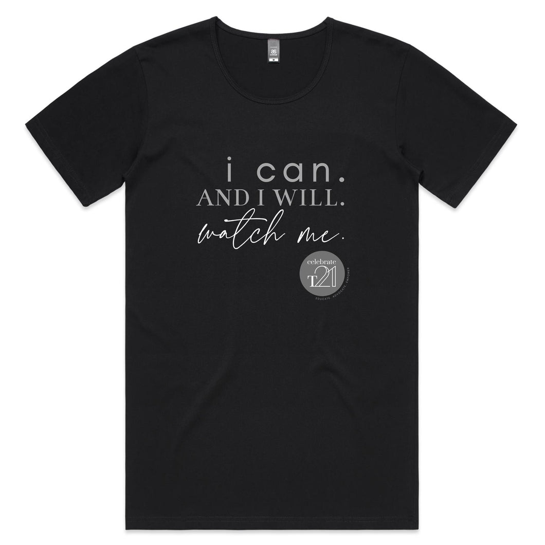 I Can and I will Watch Me - Alexis Schnitger Design - AS Colour Shadow - Mens Scoop Neck T-Shirt