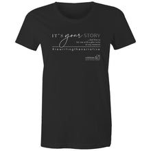 Load image into Gallery viewer, It’s Your Story…  BOOK RELEASE TEE 2021  AS Colour Wafer - Womens Crew T-Shirt