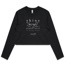 Load image into Gallery viewer, Shine *Explicit OCT21 – AS Colour - Women&#39;s Long Sleeve Crop Tee