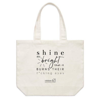 Shine *Explicit OCT21 – AS Colour - Shoulder Canvas Tote Bag
