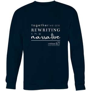 Rewriting The Narrative  BOOK RELEASE TEE 2021  AS Colour United - Crew Sweatshirt