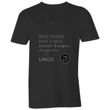 Load image into Gallery viewer, Uncle - AS Colour Tarmac - Mens V-Neck Tee