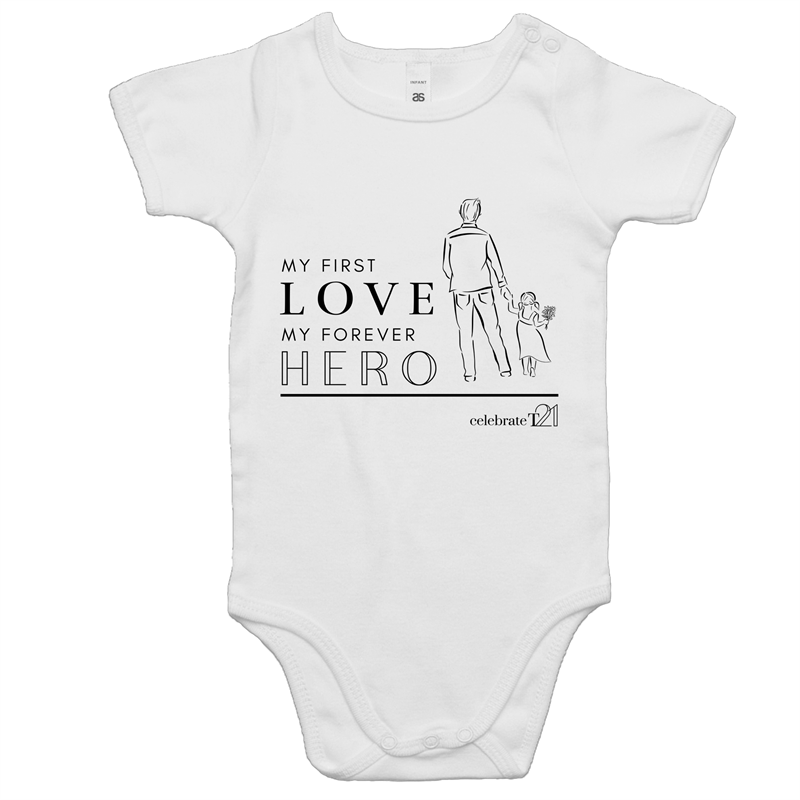 Father and Daughter - AS Colour Mini Me - Baby Onesie Romper