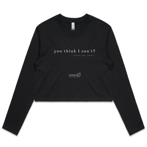 Hold My Beer OCT21 - AS Colour - Women's Long Sleeve Crop Tee