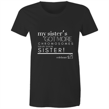 Load image into Gallery viewer, 'My Sister’ in Black or White - Sportage Surf - Womens T-shirt