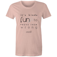 Load image into Gallery viewer, It’s Kinda Fun OCT21 - AS Colour - Women&#39;s Maple Tee