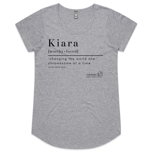 CUSTOM ORDER FOR Kiara  -  AS Colour Mali - Womens Scoop Neck T-Shirt