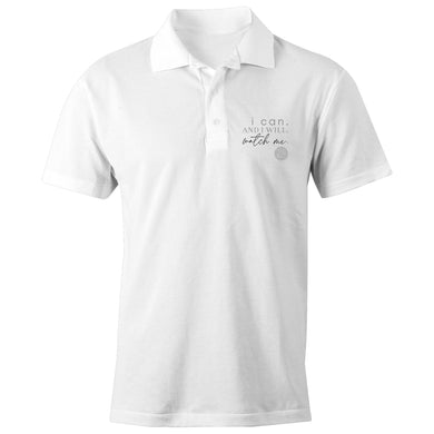 I Can and I will Watch Me - Alexis Schnitger Design - AS Colour Chad - S/S Polo Shirt