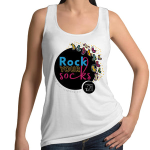 ROCK YOUR SOCKS WDSD - AS Colour Tulip - Womens Singlet 213