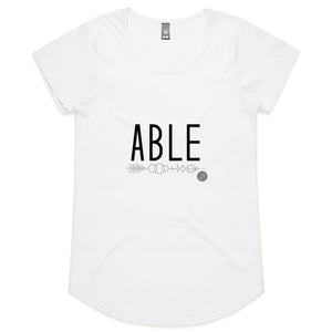 ABLE Word Collection - AS Colour Mali - Womens Scoop Neck T-Shirt