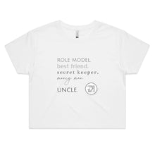 Load image into Gallery viewer, Uncle - AS Colour - Women&#39;s Crop Tee