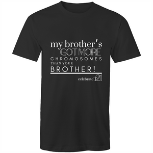 ‘My Brother’ in Black or White - AS Colour Staple - Mens T-Shirt