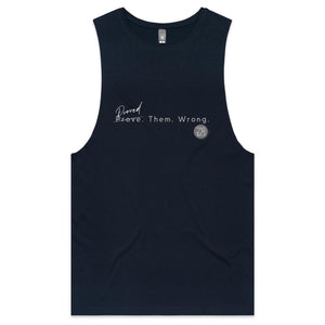 Proved. Them. Wrong. - Alexis Schnitger Design - AS Colour Barnard - Mens Tank Top Tee