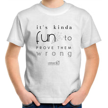 Load image into Gallery viewer, It’s Kinda Fun OCT21 -  AS Colour Kids Youth Crew T-Shirt