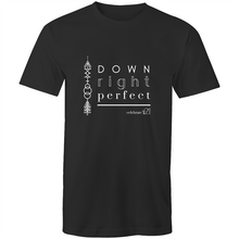 Load image into Gallery viewer, &#39;Down Right Perfect&#39; in Black or White - AS Colour Staple - Mens T-Shirt