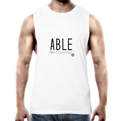 ABLE Word Collection - AS Colour Barnard - Mens Tank Top Tee