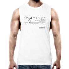 Load image into Gallery viewer, It’s Your Story…  BOOK RELEASE TEE 2021  AS Colour Barnard - Mens Tank Top Tee