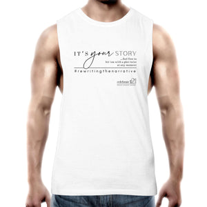 It’s Your Story…  BOOK RELEASE TEE 2021  AS Colour Barnard - Mens Tank Top Tee