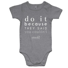 Load image into Gallery viewer, Do It Because OCT21 - AS Colour Mini Me - Baby Onesie Romper