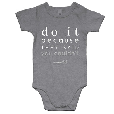 Do It Because OCT21 - AS Colour Mini Me - Baby Onesie Romper
