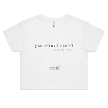 Load image into Gallery viewer, Hold My Beer OCT21 - AS Colour - Women&#39;s Crop Tee