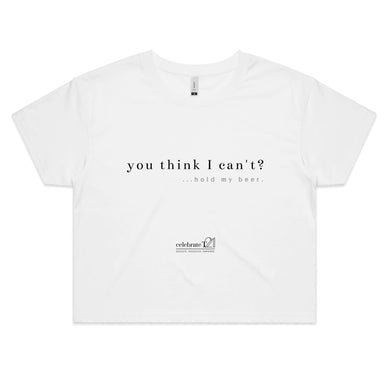 Hold My Beer OCT21 - AS Colour - Women's Crop Tee