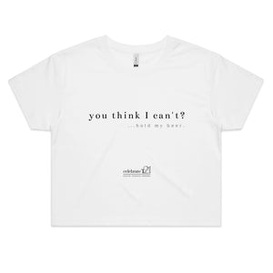 Hold My Beer OCT21 - AS Colour - Women's Crop Tee