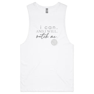 I Can and I will Watch Me - Alexis Schnitger Design - AS Colour Barnard - Mens Tank Top Tee