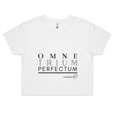 ‘OTP’ in Black or White - AS Colour - Womens Crop Tee