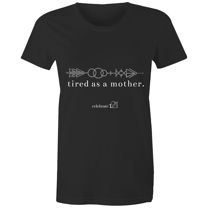 Tired As A Mother – Assorted Colours - AS Colour - Women's Maple Tee